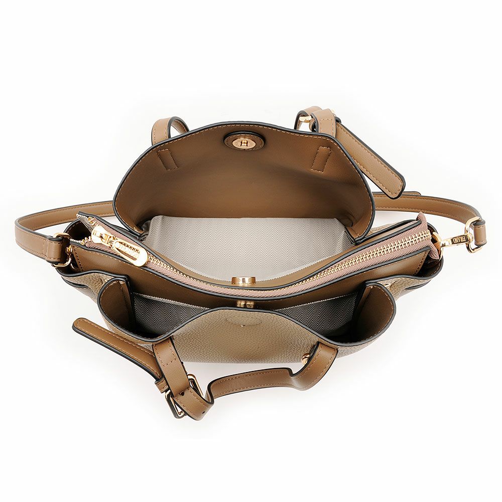 ベルトアクセント3ルームハンドバッグ/302569 | フィラノ公式