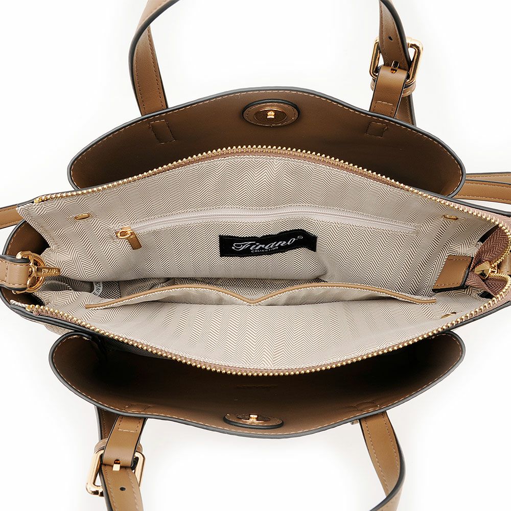 ベルトアクセント3ルームハンドバッグ/302569 | フィラノ公式