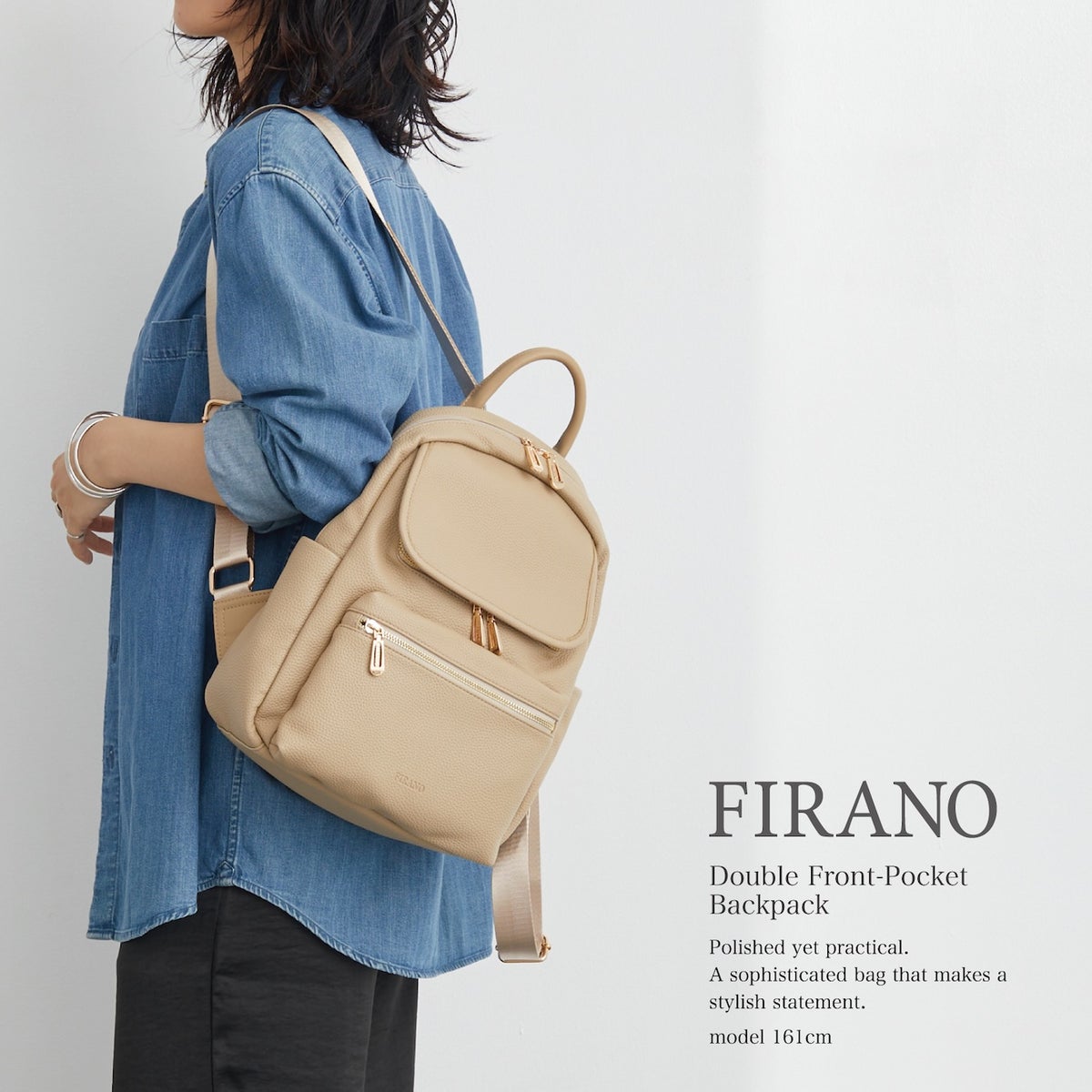 FIRANO フロントダブルポケットリュック/302615