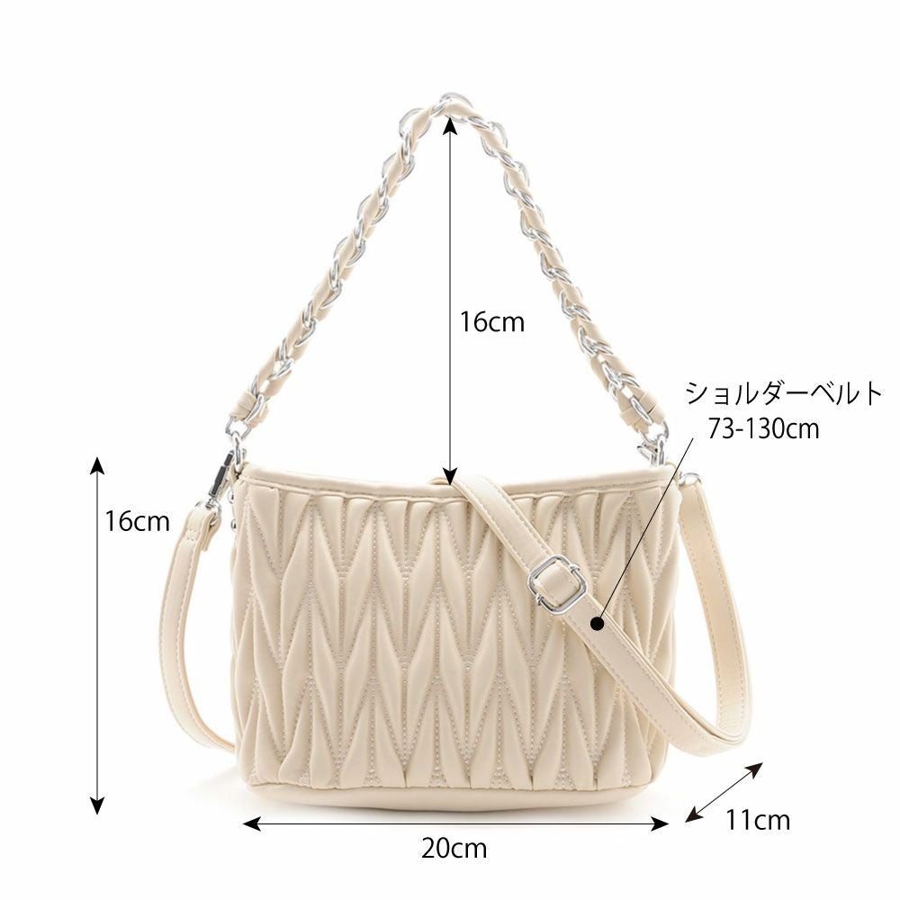 キルティングチェーンハンドルバッグ/F303241 | フィラノ公式