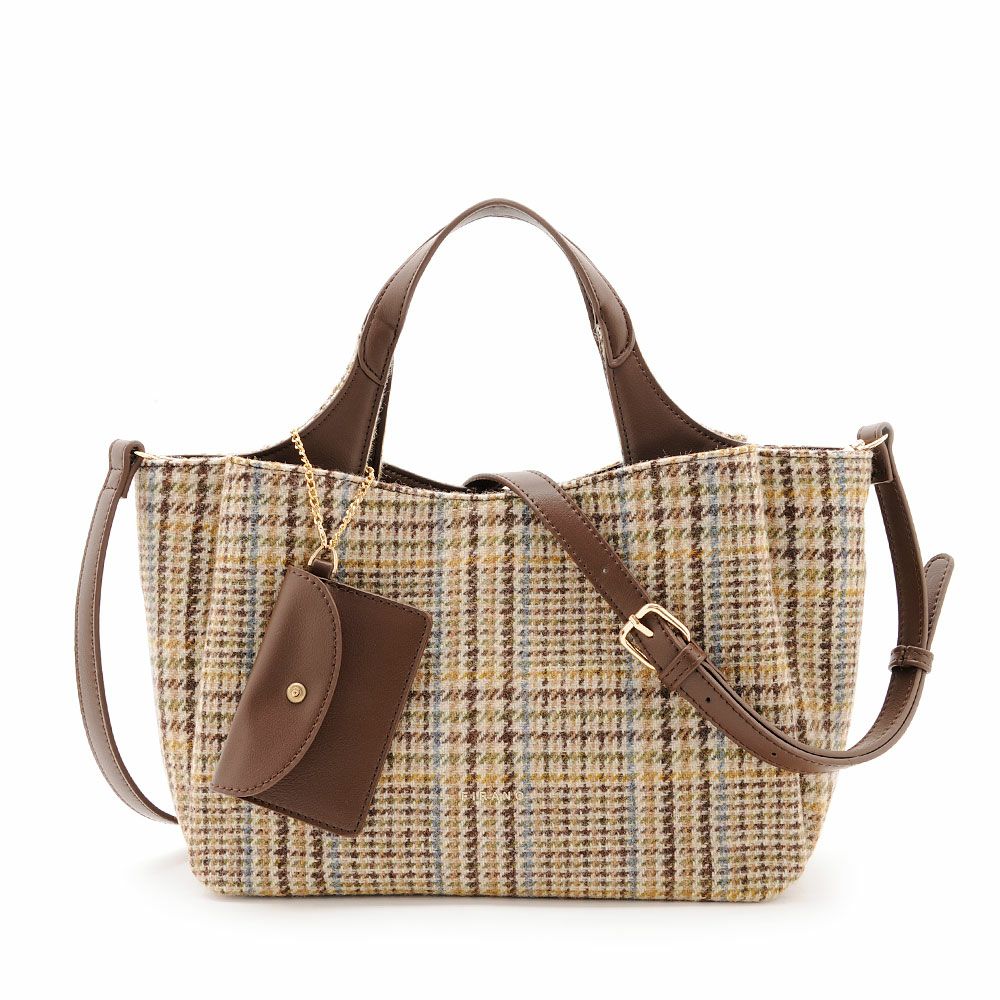 ツイードハンドバッグ(パスケース付き)/403337 | フィラノ公式