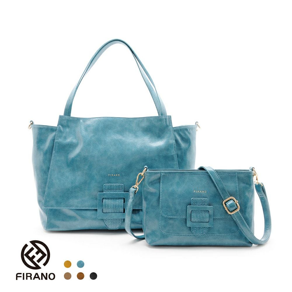 バックル付きトートバッグ＆ショルダーバッグセット/403343 | フィラノ