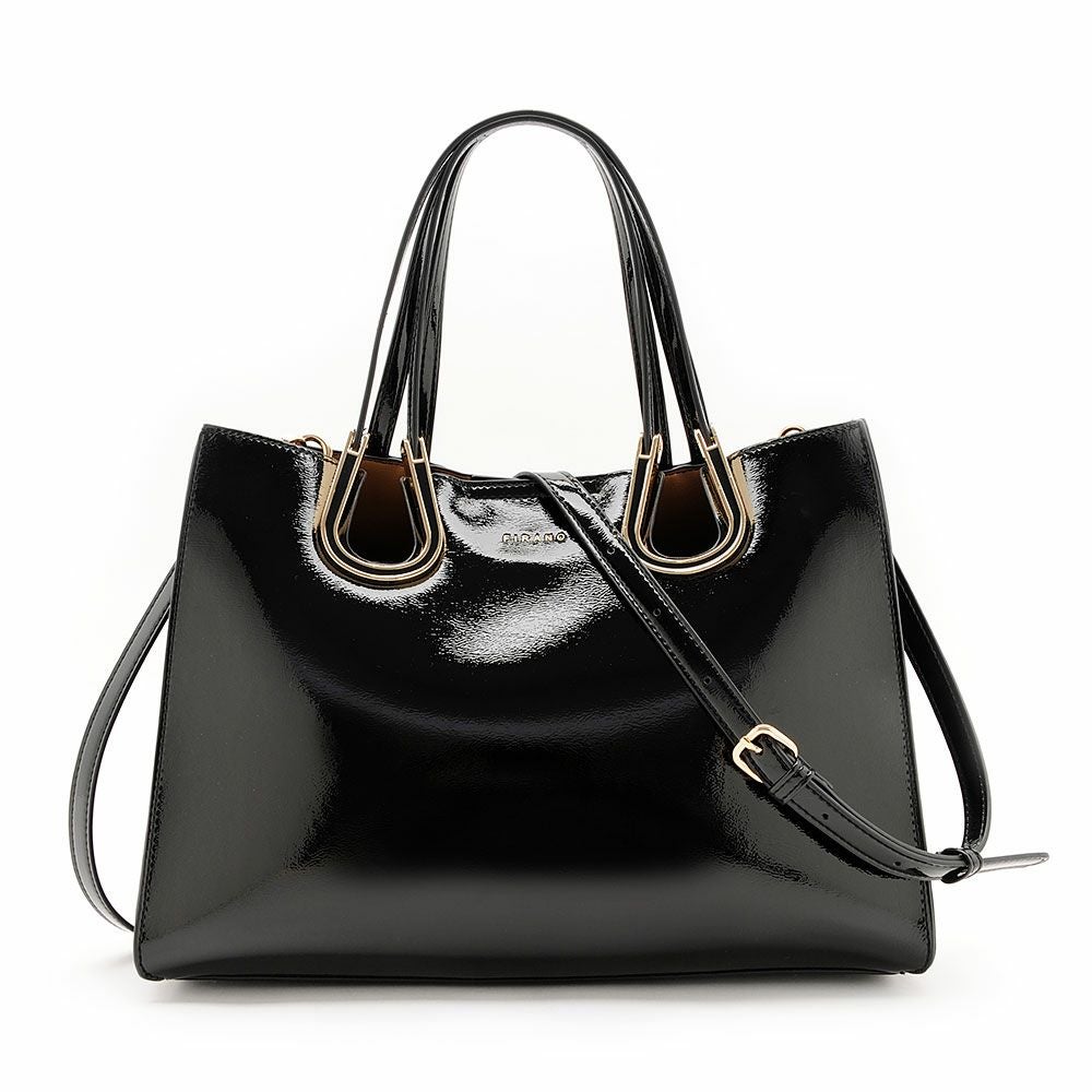 ホースシューエナメルハンドバッグ/403342【vts】 | フィラノ公式