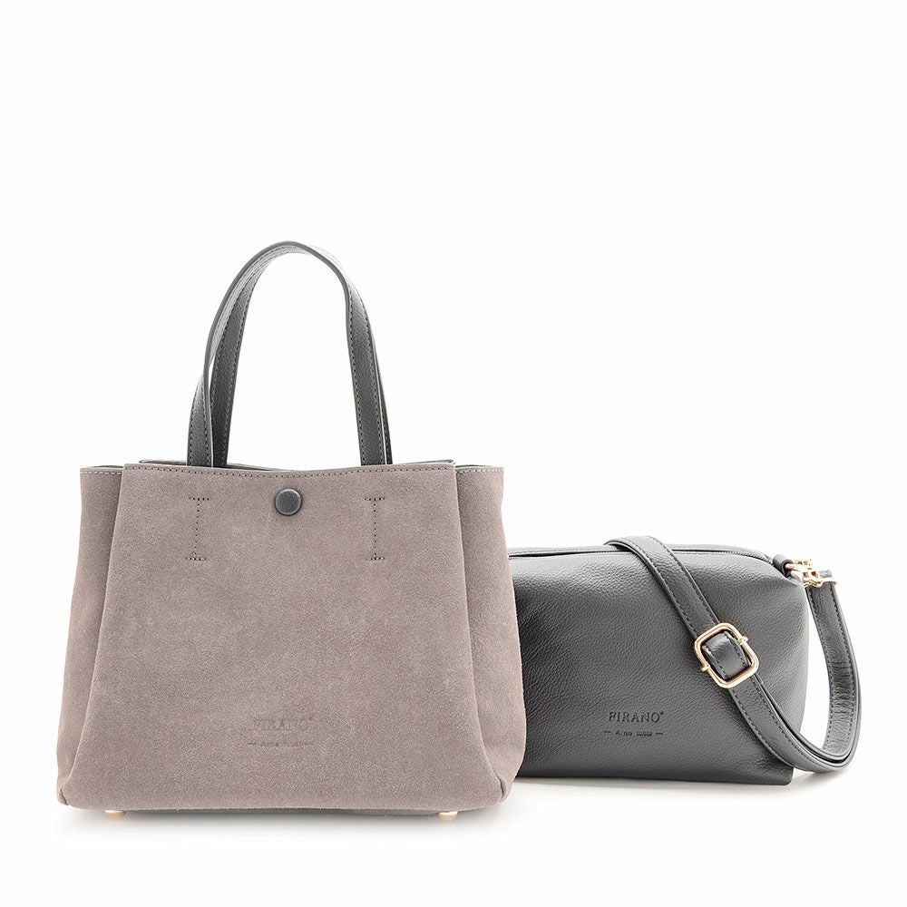 スエードミディハンドバッグ＆ショルダーバッグセット/A403338